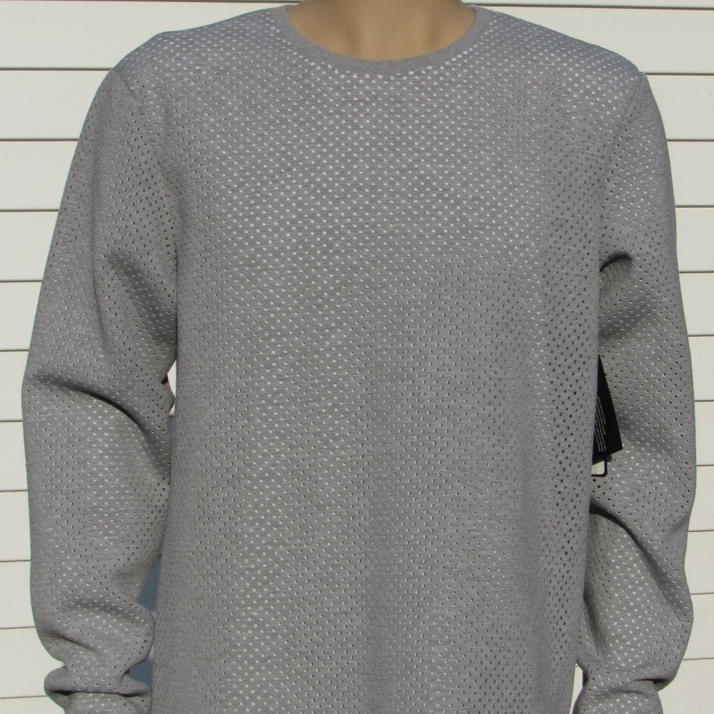 Guess LS Yorded Bonded Mesh Long Line Shirt